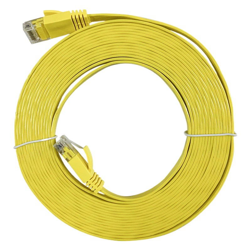 Шесть типов плоского сетевого кабеля гигабитная сетевая Перемычка CAT6 плоский кабель готовый компьютерный сетевой кабель 1 метр