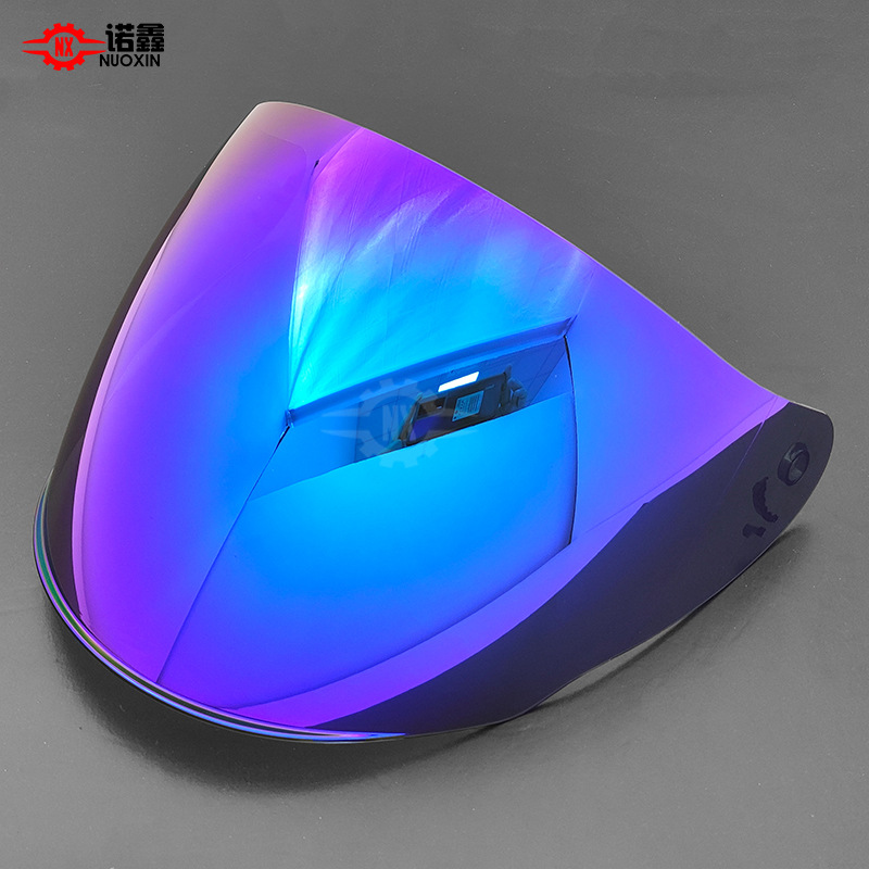 Adapt LS2 Lens OF608 Aurora Day and Night Universal Anti-fog Sticker Color Changing Helmet Lens Half Helmet Motorcycle Equipment
