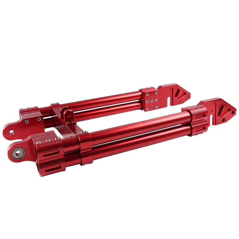 Electric Vehicle Motor Modified Rocker Arm Double Tube Cnc Aluminum Alloy Flat Fork Reinforced Adjustable Flat Fork