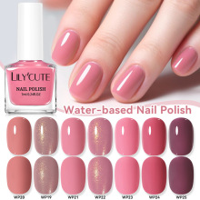LULY'CUTE跨境新款套装美甲水性指甲油 透亮快干指甲油美甲护甲油