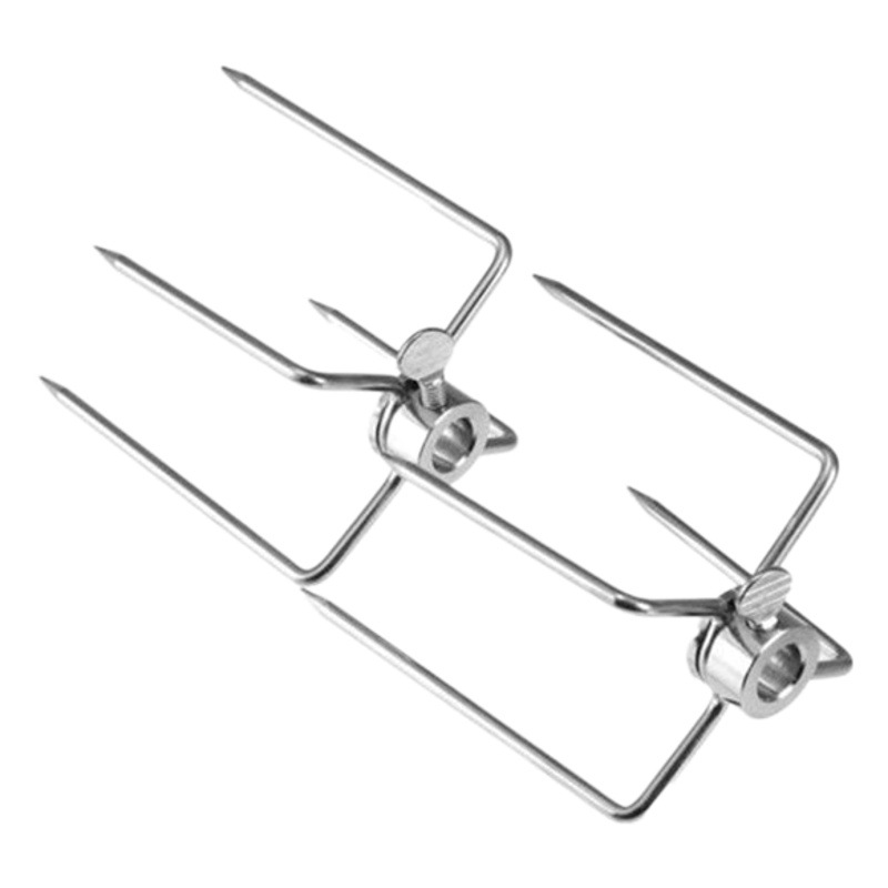 Barbacoa eléctrica preferida transfronteriza suministros de barbacoa portátiles tenedor de barbacoa de acero inoxidable juego de herramientas de barbacoa