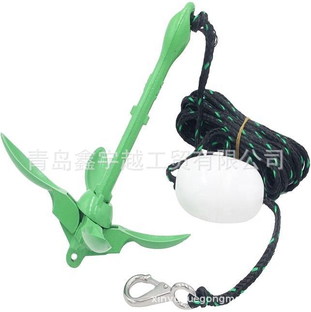 现货供应热镀锌 折叠锚 伞形锚 四爪锚 船用五金配件跨境