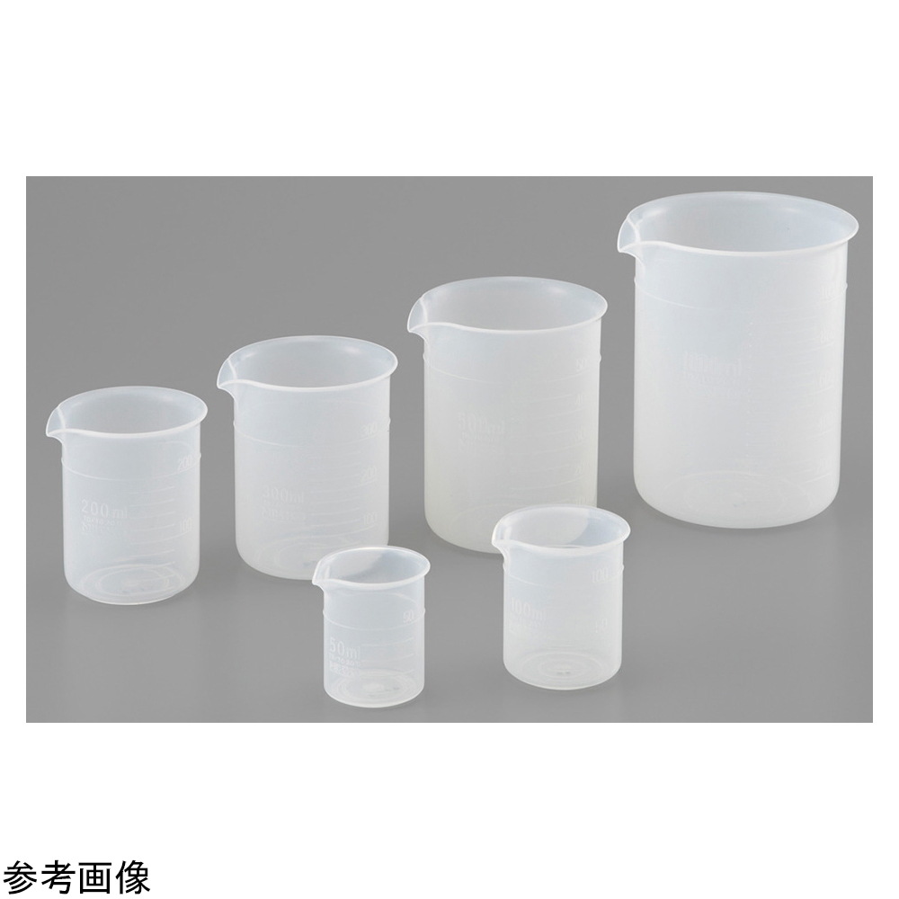 ASONE 亚速旺 PP氟涂层烧杯 300ml烧杯、烧瓶