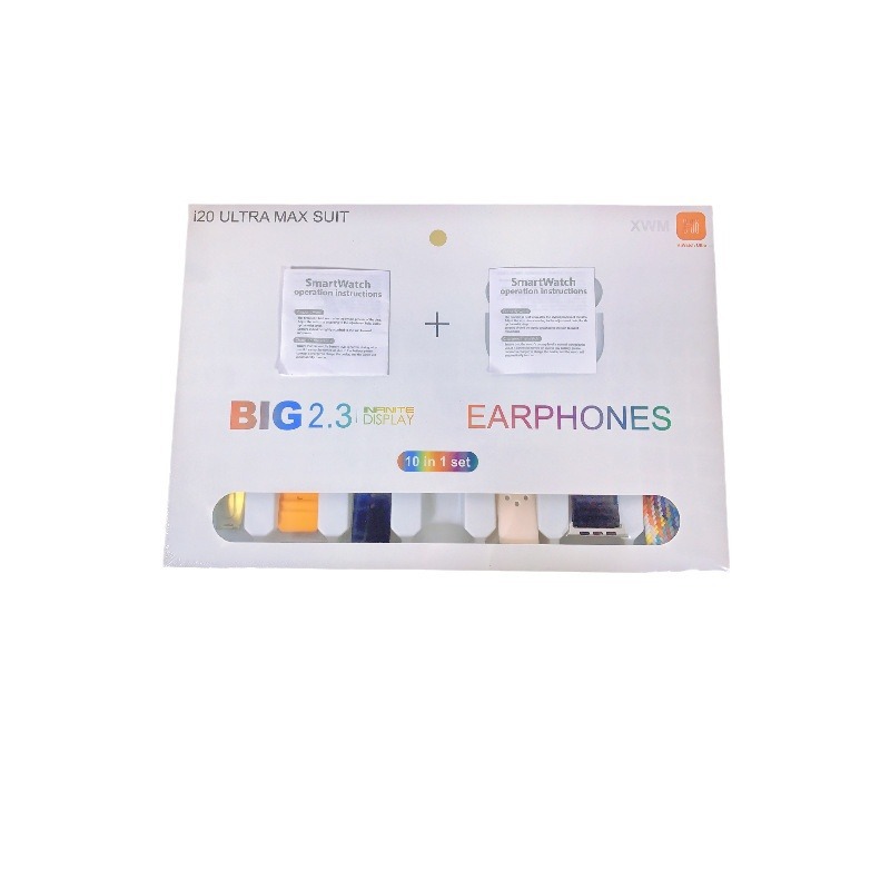 Regalo diez en uno reloj deportivo 10in1 ultra conjunto completo i20 ULTRA MAX traje reloj inteligente