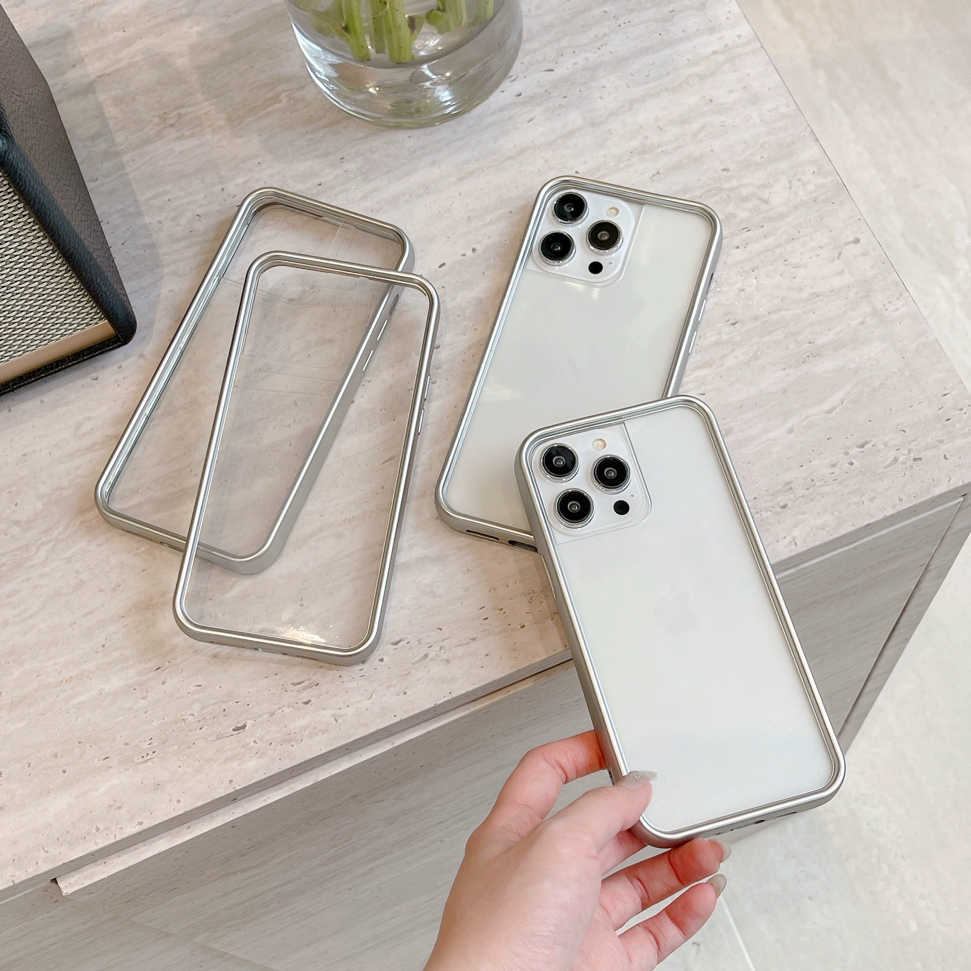 Яблоко, серебро совместимо с iPhone 15, чехол для телефона, iphone, 14promax, 13