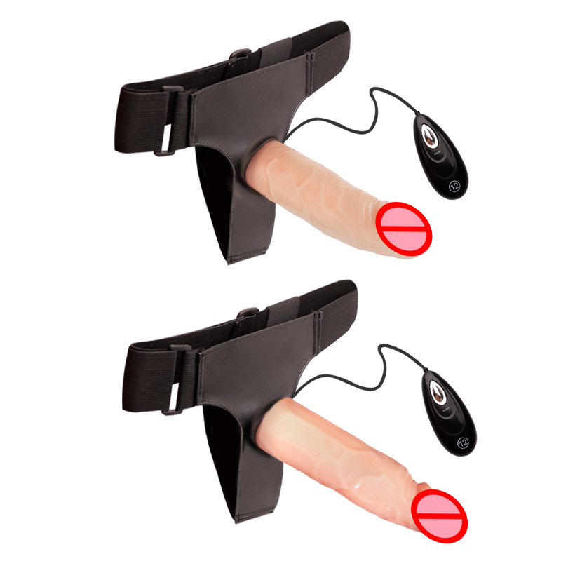Remote-Controlled Wearable Vibrating Strap-On Pants with Realistic TPE Dildo for Couples — detail image 10