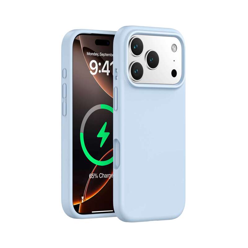 适用iPhone17PROMAX手机壳磁吸液态硅胶苹果17带一体色拍照按键16|undefined