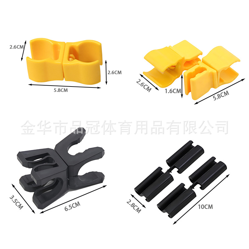 Clip para poste de señalización de entrenamiento de fútbol – hebilla multifunción para anillo de agilidad, gran stock