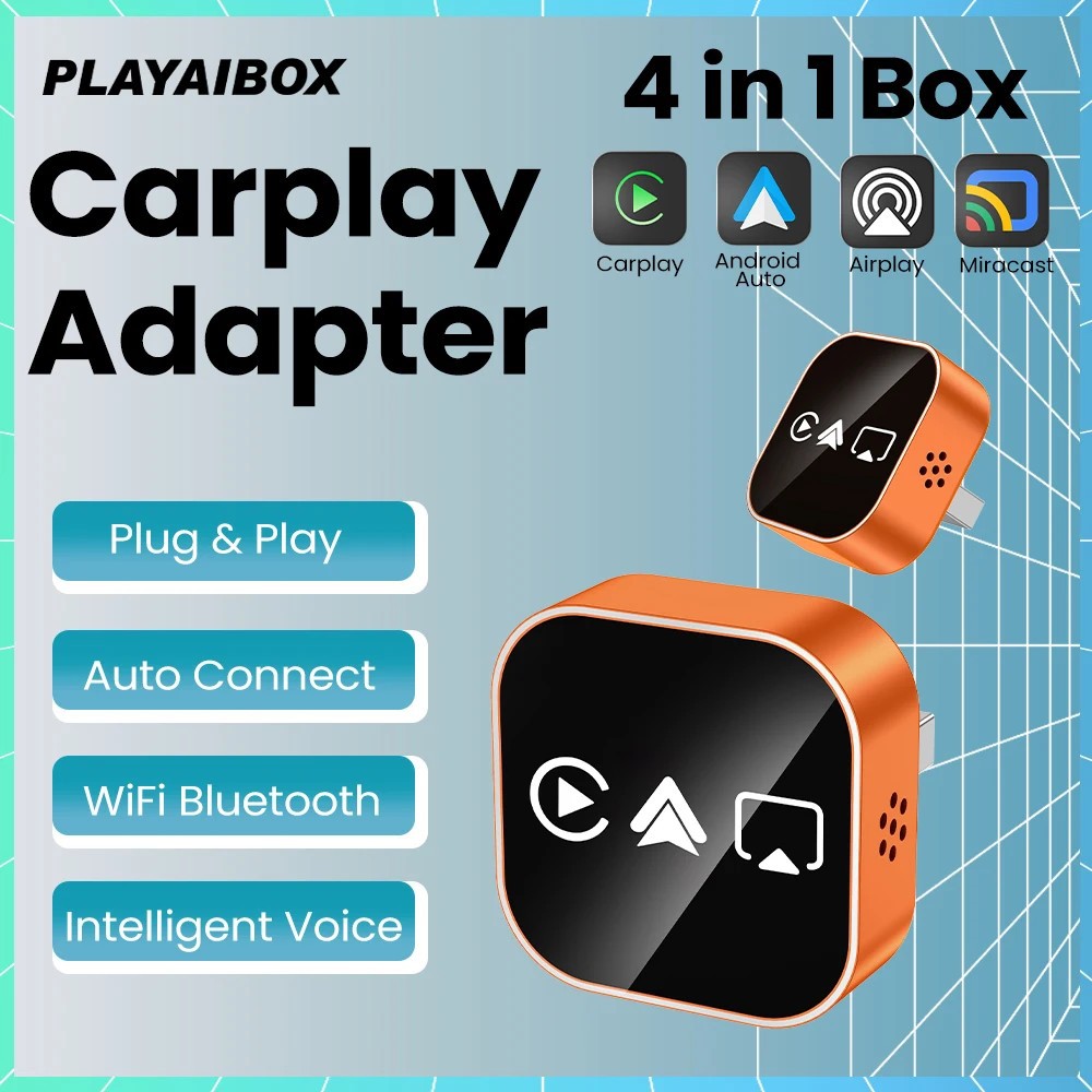 Compatible with Apple and Android mirror screen projection smart wireless carplay box Android Auto carplay box