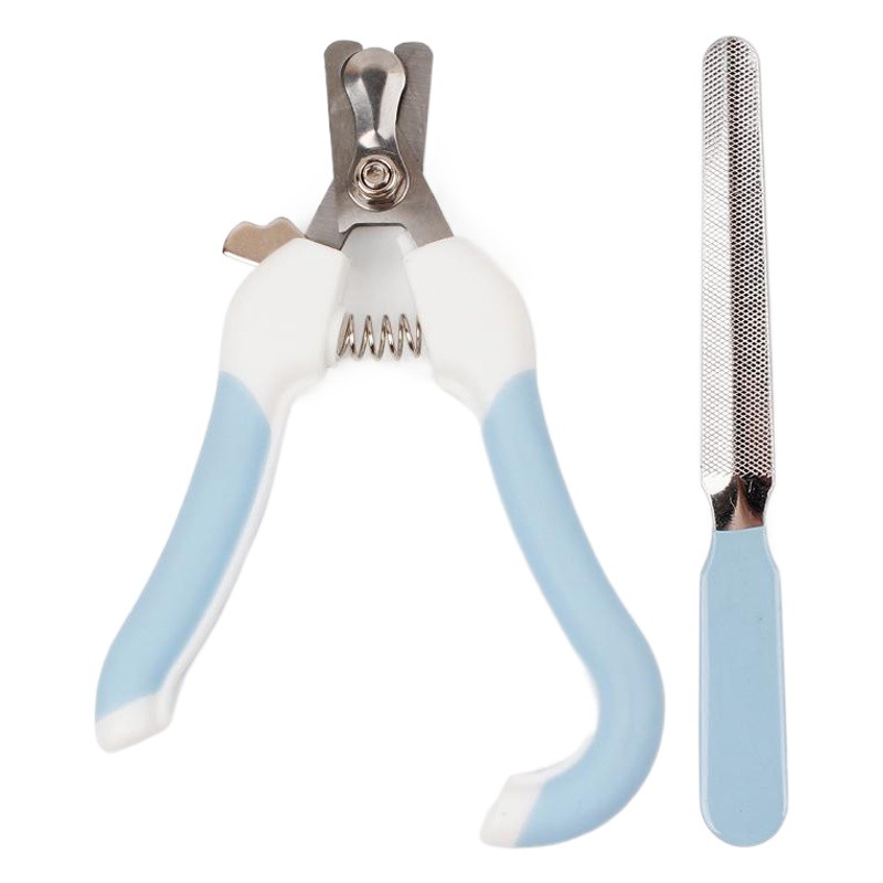 En stock al por mayor Taotao gancho para mascotas cómodo cortaúñas para mascotas con archivo de plástico perro cortaúñas tamaño pequeño