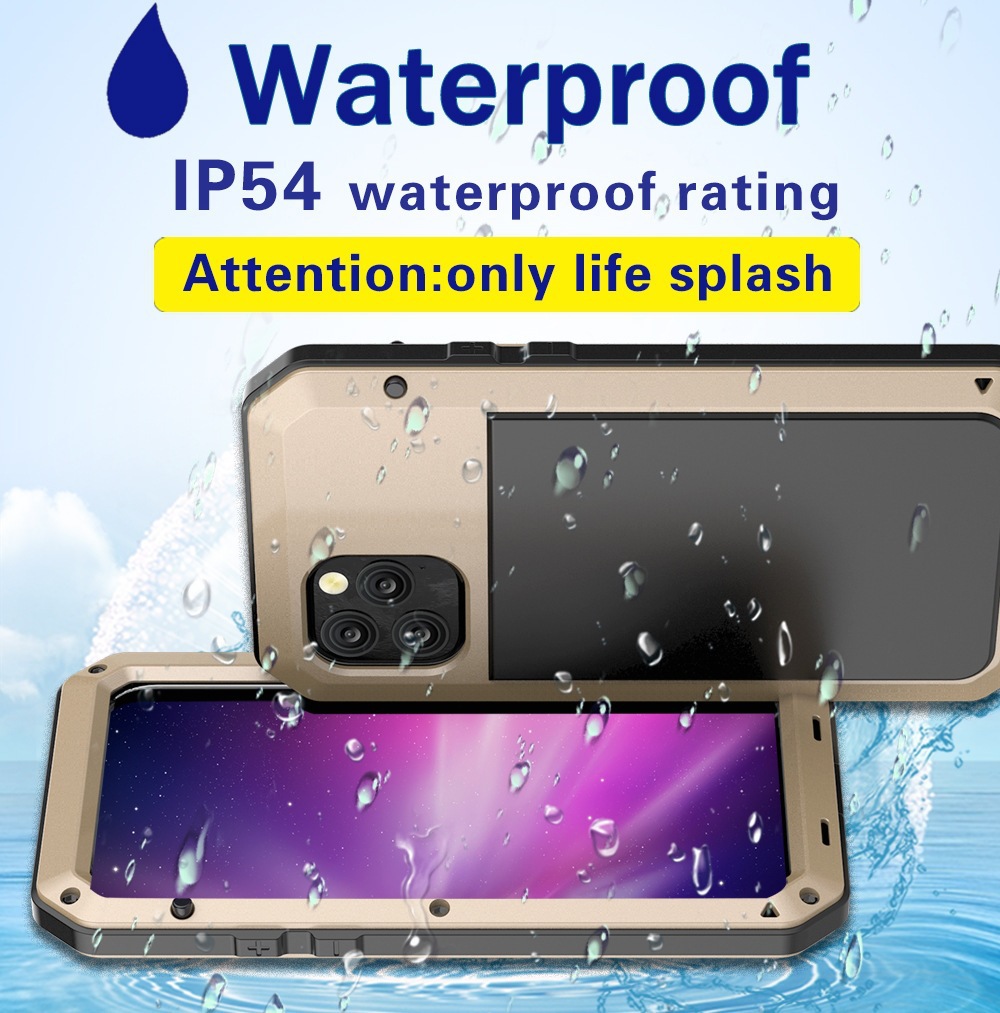 Shockproof Metal Phone Case For Iphone 17 Pro Protective Cover_voghion.com