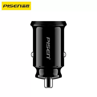 Pinsheng dual-port USB2.4A car charger supports Vivo Apple Huawei Xiaomi oppo phablet 24V (Mobil şarj cihazları) - dual-usb24a-car-charger-tp-c98magic-black