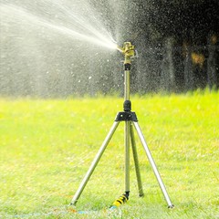 Garden watering magic automatic rotating sprinkler zinc alloy swing arm nozzle sprinkler nozzle landscape irrigation nozzle