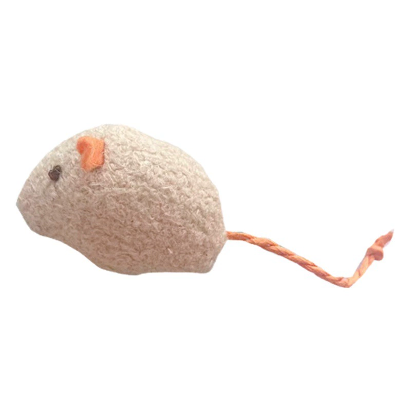 Плюшевая травяная игрушка-мышь, имитация кошки, игрушка для самостоятельного счастья и снятия скуки, плюшевая мышь, содержит кошачью и мяту, оптовая продажа