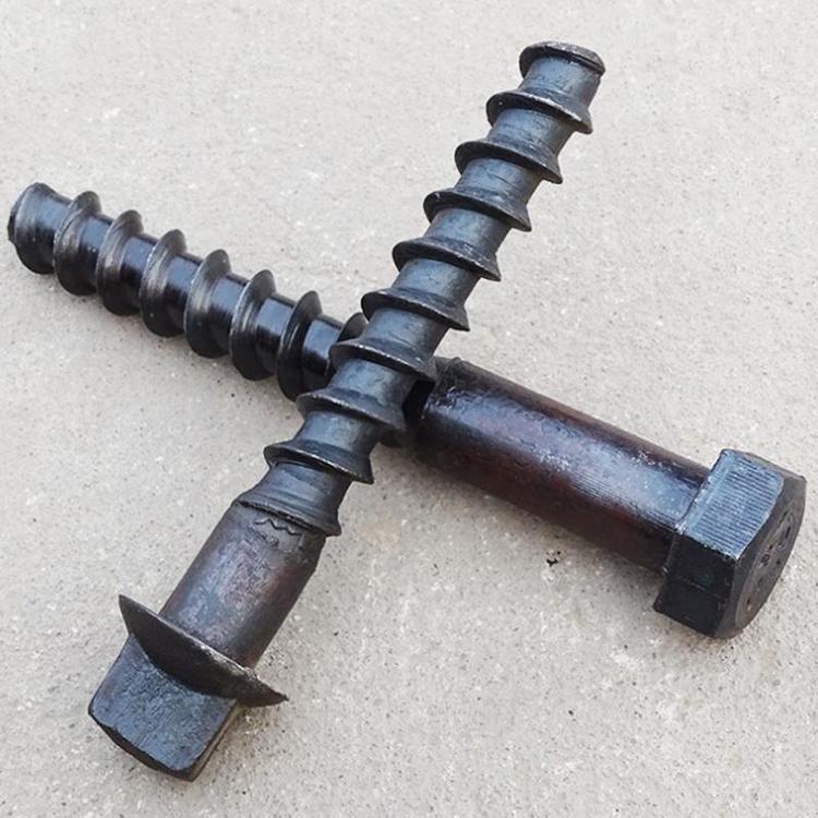 Accesorios de conexión de minería ferroviaria de tornillo forjado a mano con larga vida útil