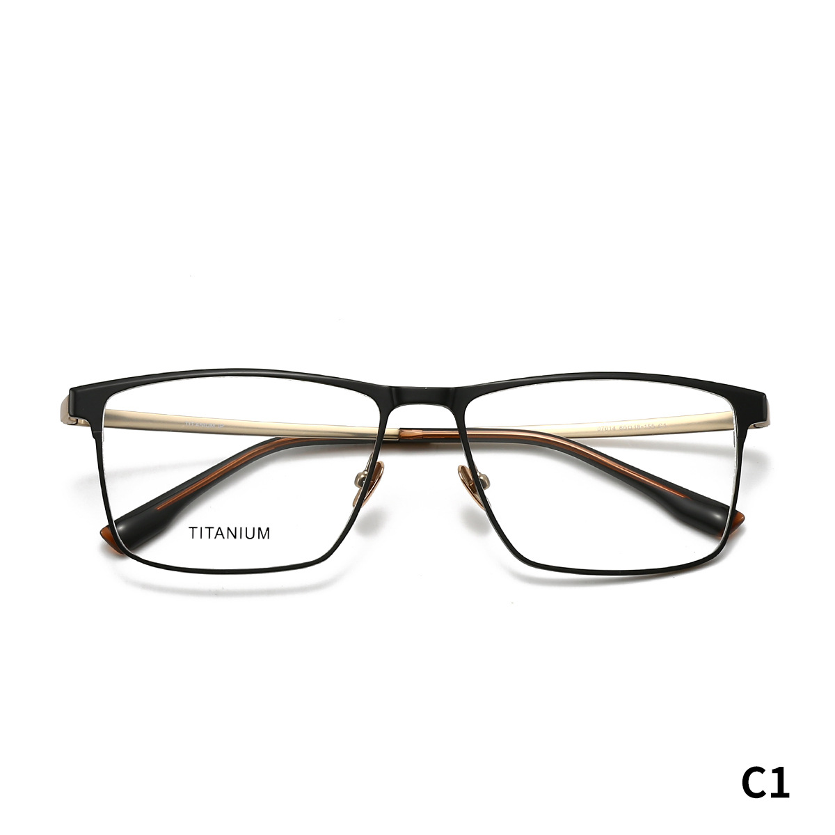 STUDIOMUKU gafas de madera cool, diseño de marco único, marco de gafas de hombre cuadrado cómodo para negocios