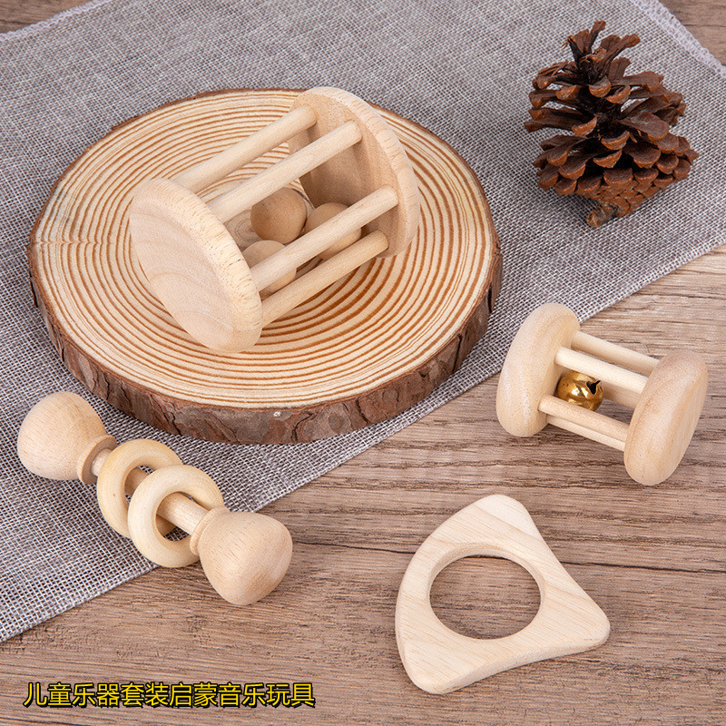 Orff percusión instrumento traje kindergarten bebé educación temprana niños instrumento musical traje Iluminación sonajero música juguete