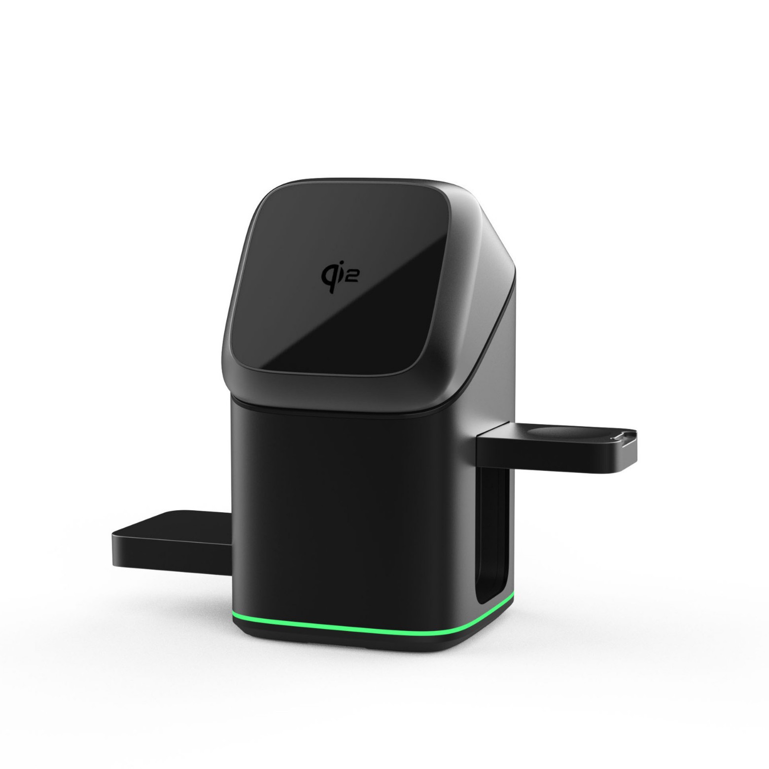 Luz ambiental de succión magnética giratoria variable tres en uno adecuada para Apple, Samsung, escritorio de oficina, soporte para teléfono móvil, carga inalámbrica