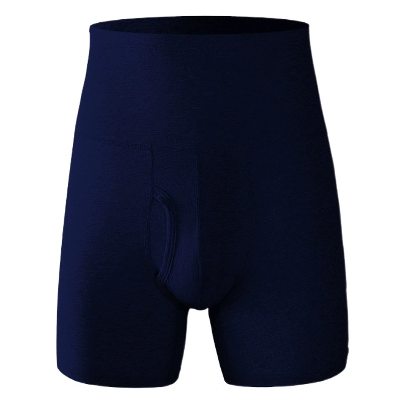 Мужское нижнее белье, мужское хлопковое белье с высокой талией, сокращающий живот, большие удлиненные размеры, очень большие противоизносные ноги, очень толстые теплые спортивные боксеры, голова