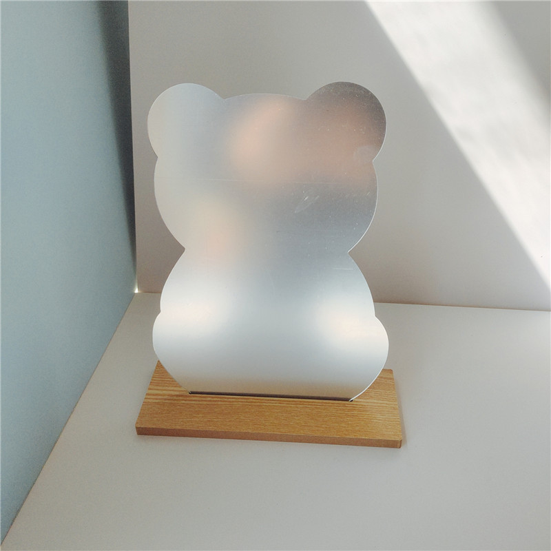 Día del Trabajo actividades entre padres e hijos DIY espejo de maquillaje INS estilo especial espejo de maquillaje de transformación manual de jardín de infantes espejo de maquillaje