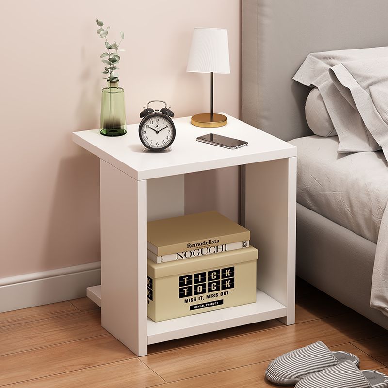 ✞【일반형 2단 낮은 책장】24cm - 따뜻한 흰색