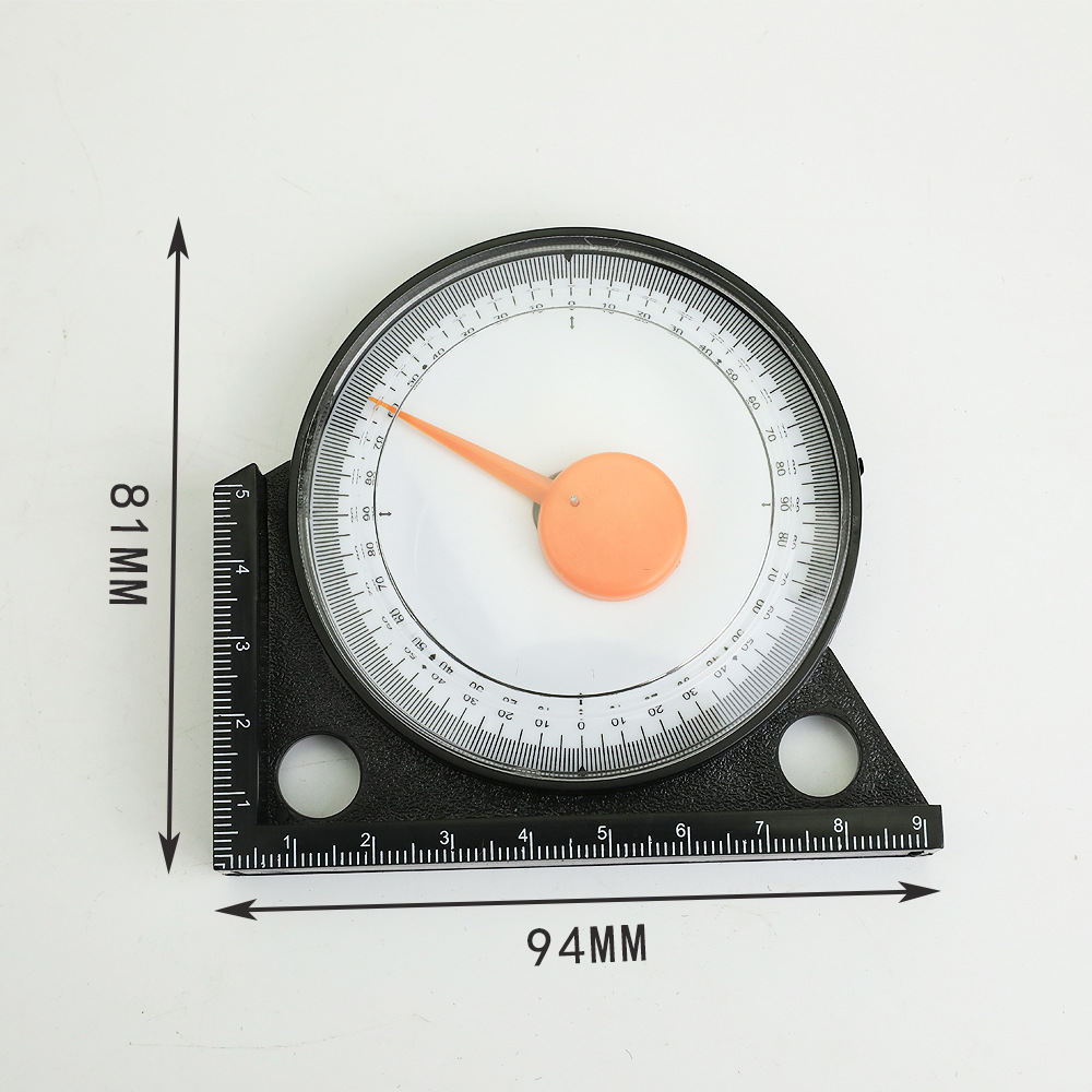 ✅塑料角度仪坡度仪测量角度仪指针式带刻度尺水平角度仪