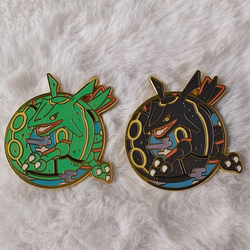 Pokémon Brooch, Pet Elf, Alien World Monster Elf, Metal Backpack Enamel Pin Decorative Badge
