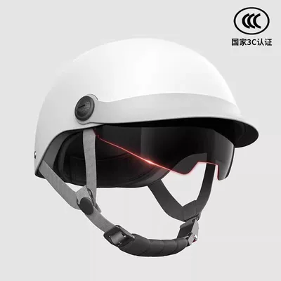 Motosiklet kaskı (dəbilqə) | Helmet, Women's Summer Baseball Cap - off-white-hat-brim-stylesunscreen-inner-mirror-can-be-hidden