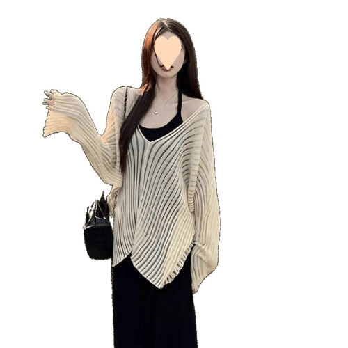 A two-piece set featuring a thin-collared V-neck top and a halter-style maxi dress for women, perfect for summer and petite figures, with a tea-inspired color palette.