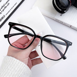 新款腮红眼镜女ins学生防蓝光平光镜素颜潮时尚网红神器圆脸眼镜