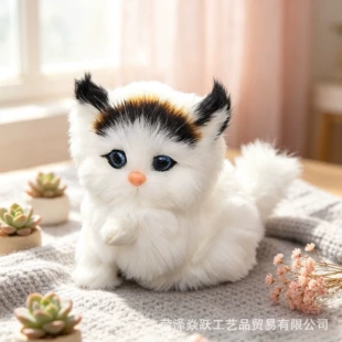 Игрушечный кот ручная работа мягкая игрушка