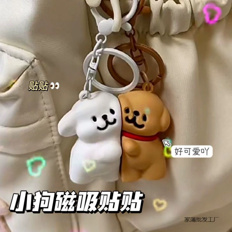 Creative cute keychain for beloved, cartoon backpack, Birthday gift