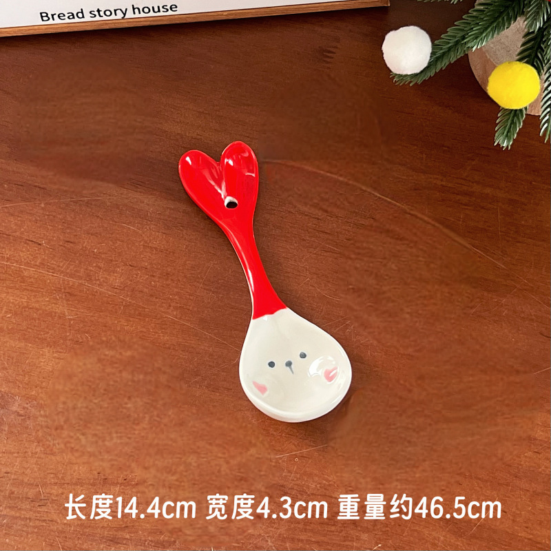 女の子向けの手描きの高級食器、かわいい寮のボウル、陶器の食器セット、皿、スプーン、ヨーグルトボウル、カップ|undefined