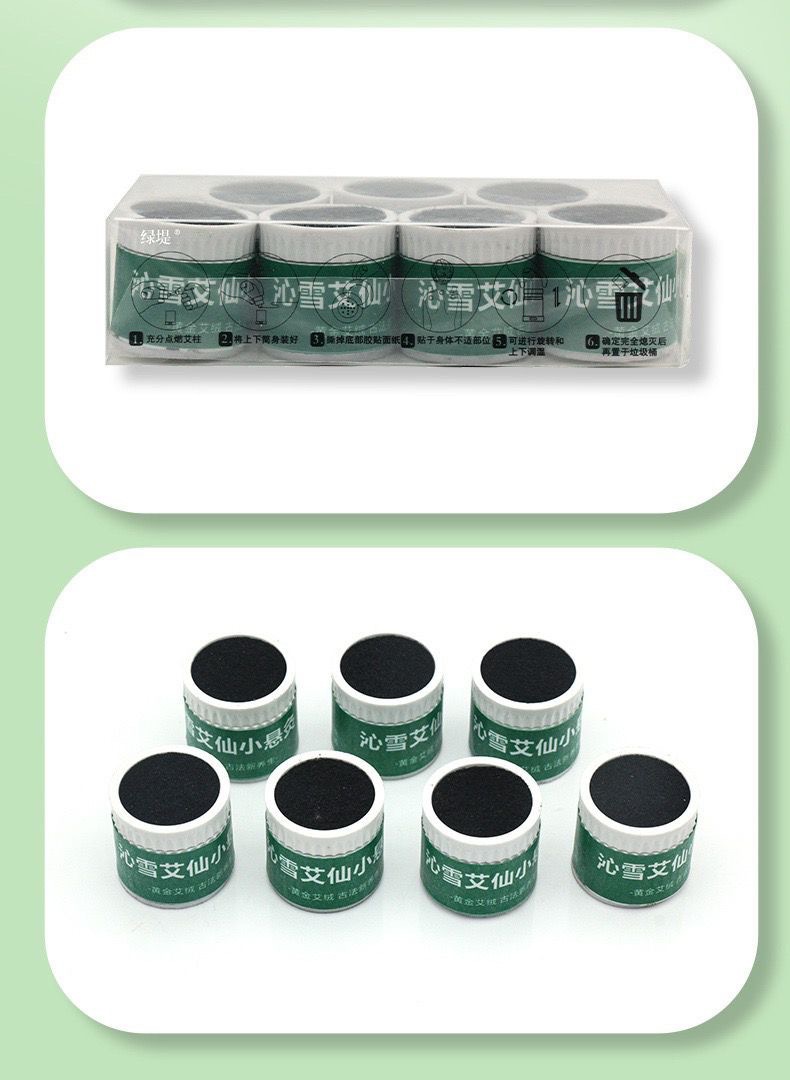 Moxa Stick Hanging Moxibustion Tube Set 7 Pieces Home Warm Moxa Therapy for Adults preparation