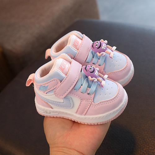 Baby sports shoes sneakers autumn cartoon 0-3 years old 1 soft sole non-slip children's casual shoes toddler shoes boys and girls shoes