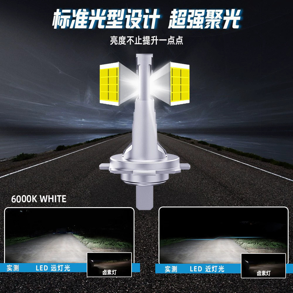 Nueva D8 alta potencia enchufable directa faro LED lámpara de niebla bombilla de luz condensada super luminosa LED universal lámpara de automóvil bombilla de automóvil image 4