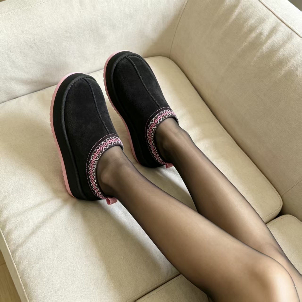 Botas de Nieve Bajas para Mujer de Piel de Vaca y Mezcla de Lana, Antideslizantes y Térmicas, para Uso Diario