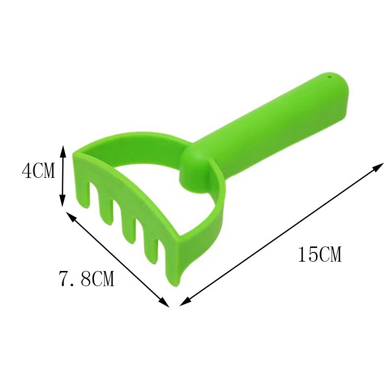 Ultra-Light Clay Space Beach Toy Sand Shovel Rubber Colored Sand Play Tools Flat Shovel Water Play Model Toy