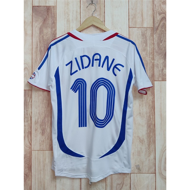 adidas x France Retro 2006 Zidane #10 Away Jersey White