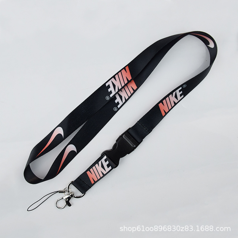 En stock Nike cordón Amazon Venta caliente linterna u disco llavero teléfono móvil cuerda langosta hebilla soporte personalizado