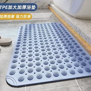 浴室防滑垫洗澡淋浴大号带吸盘按摩脚垫厕所卫生间隔水地垫子现货