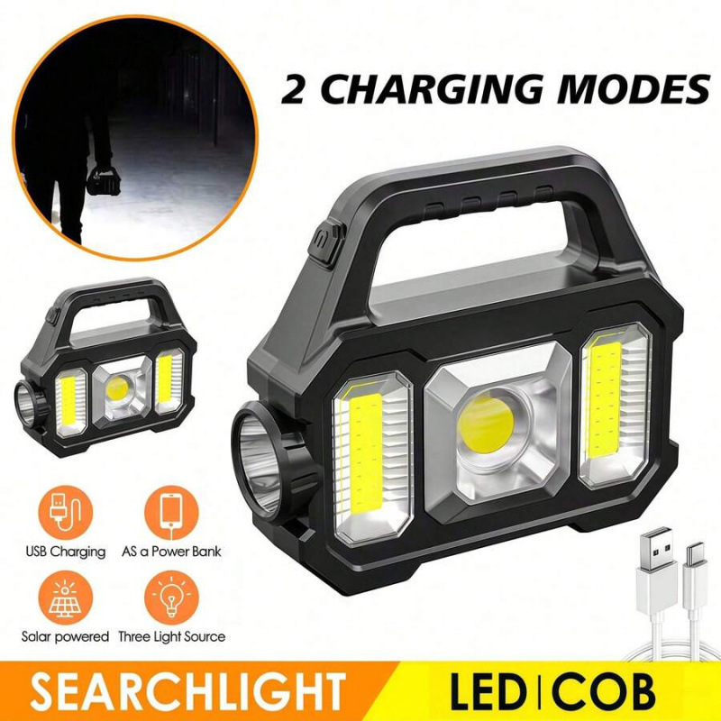 V 15414 Solar strong light multifunctional searchlight sunlight