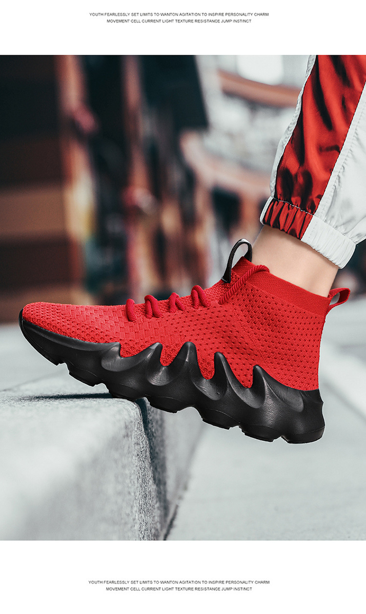 Neue übergroße, leichte, atmungsaktive Socken, vulkanische Sport- und Freizeitschuhe, trendige Herrenschuhe in koreanischer Version_voghion.com