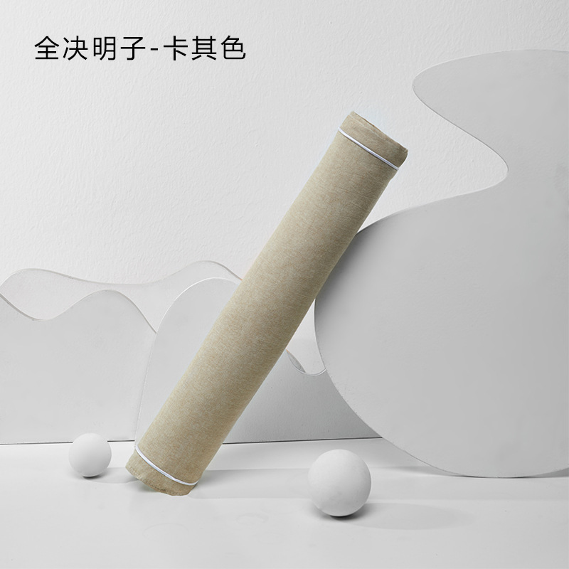 カシアシードラウンド枕、頸椎枕、睡眠用特別ネックピロー、強力な椎骨睡眠枕、リッチバッグ、円筒形キャンディハード枕|undefined