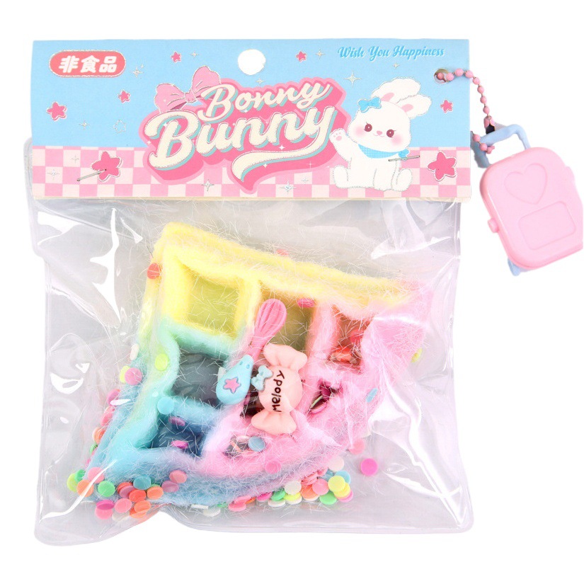 Descompresión pellizco Música comida jugar pellizco música juguete de descompresión TPR pellizco bolsa ciega pellizco música