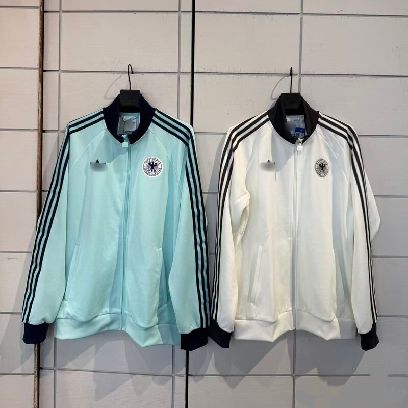 Three-stripe German team jersey jacket, long-sleeved casual sports new spring jacket for men and women, sports cardigan sweatshirt Three-stripe German team jersey jacket, long-sleeved casual sports new spring jacket for men and women, sports cardigan sweatshirt