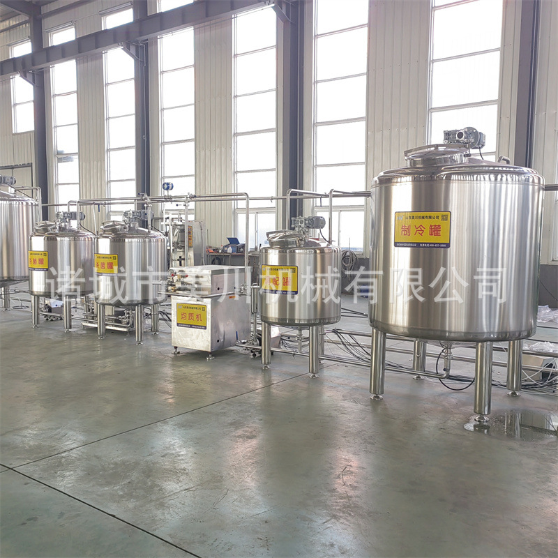 低温果汁杀菌机 巴氏牛奶杀菌灌装设备 手工酸奶全套加工机器