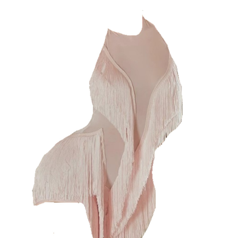 ZYM【飞鸟】连衣裙流苏新品拉丁舞练功服女三角裙型显腿长25046|undefined