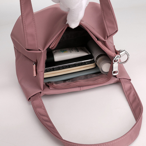 Handbag  Autumn New Women's Bag Lightweight Waterproof Shopping and Work Bag Fresh and Versatile Oxford Bag Large Capacity