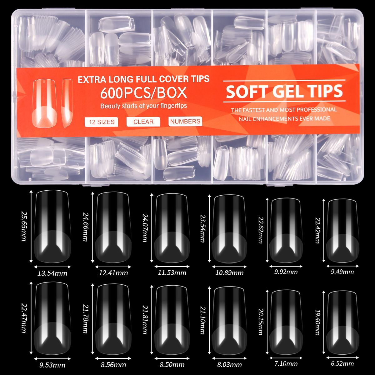 Estilo explosivo transfronterizo de uñas, lentejuelas, uñas postizas semi-esmeriladas, cajas al por mayor, nuevas pegatinas de uñas que no dejan marcas